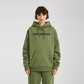 LOGO EMBROIDERY Relaxed Hoodie - MOSS GREEN