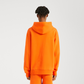 LOGO EMBROIDERY Relaxed Hoodie - SUNSET ORANGE