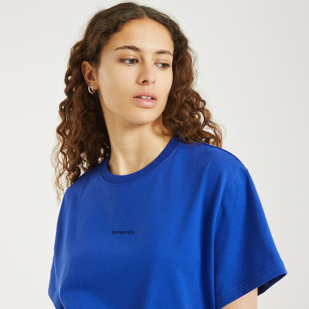 LOGO EMBROIDERY T-Shirt - Iconic Blue