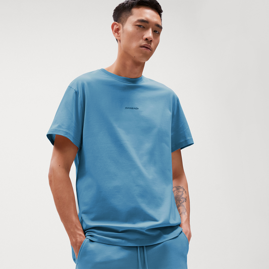 LOGO EMBROIDERY T-Shirt -  Sol Blue