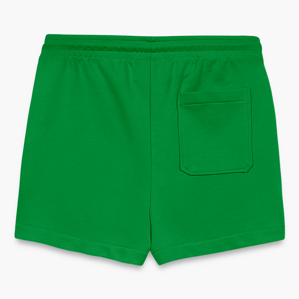 LOGO EMBROIDERY Cropped Shorts - City Green