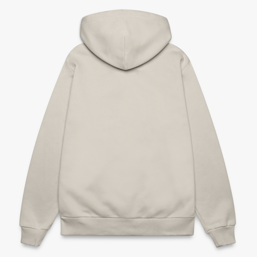LOGO EMBROIDERY Relaxed Hoodie - WARM CLAY
