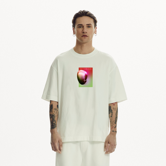 SPREAD Iconic T-Shirt Digital Aura OPTIMISM - OFF WHITE