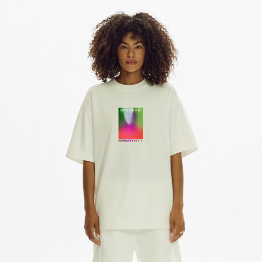 SPREAD Iconic T-Shirt Digital Aura CREATIVITY - OFF WHITE