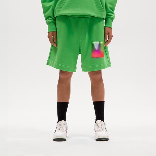 SPREAD Iconic Shorts Digital Aura CREATIVITY - Apple Neon