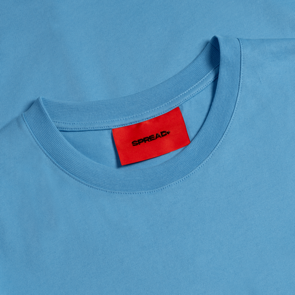 LOGO PRINT Fitted T-Shirt -  Sol Blue