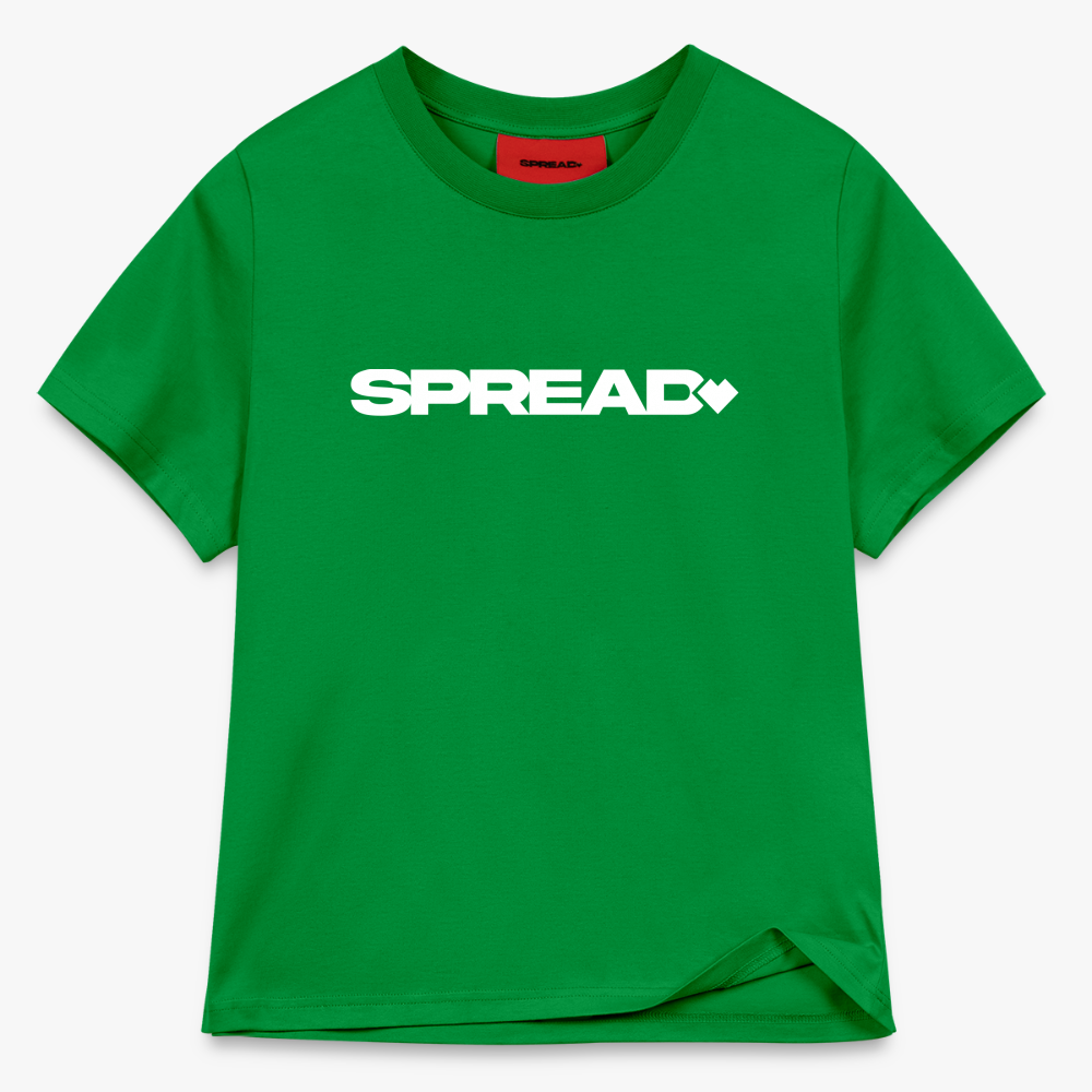LOGO PRINT Fitted T-Shirt - City Green
