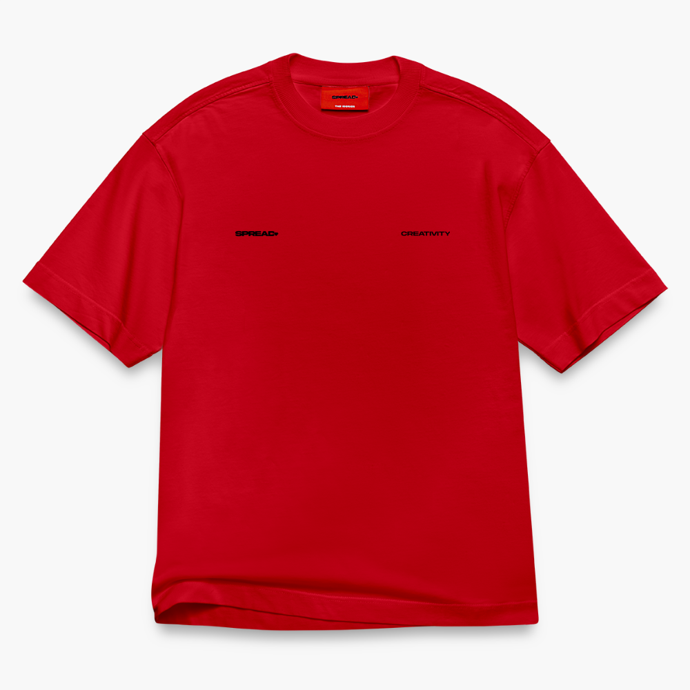 DIGITAL CREATIVITY T-Shirt - SPREAD RED