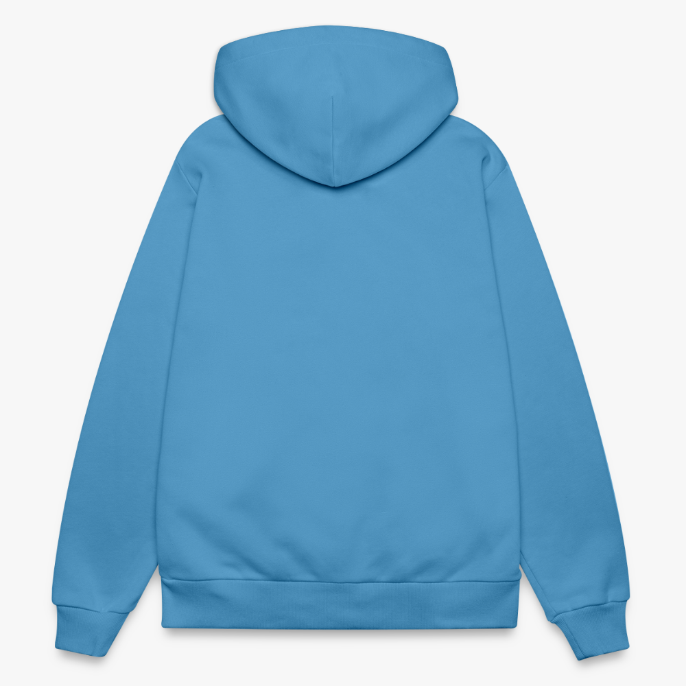 LOGO EMBROIDERY Relaxed Hoodie -  Sol Blue