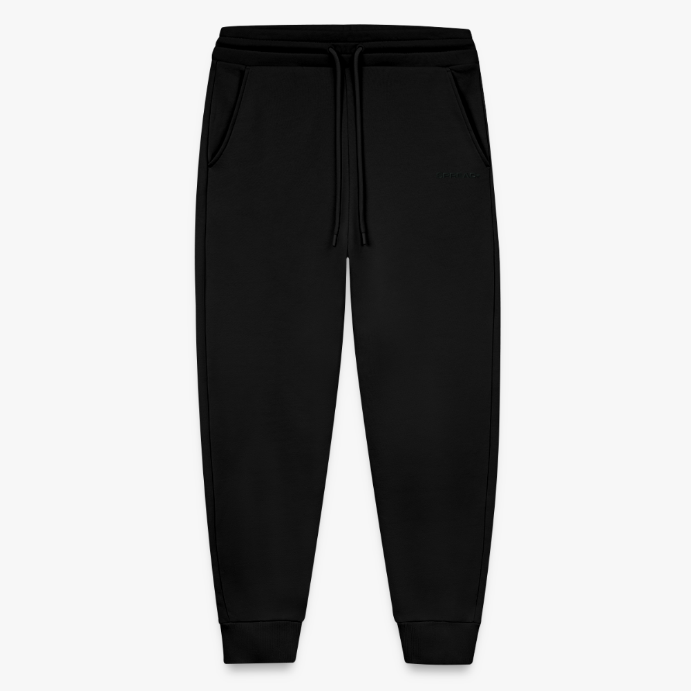 LOGO EMBROIDERY Sweatpants - SOLID BLACK