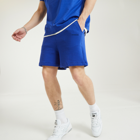 LOGO EMBROIDERY Shorts - Iconic Blue