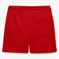 LOGO EMBROIDERY Shorts - SPREAD RED