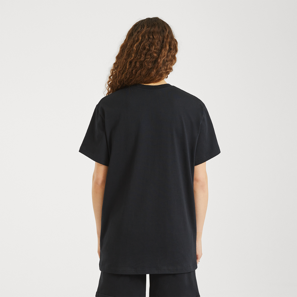 LOGO EMBROIDERY T-Shirt - SOLID BLACK