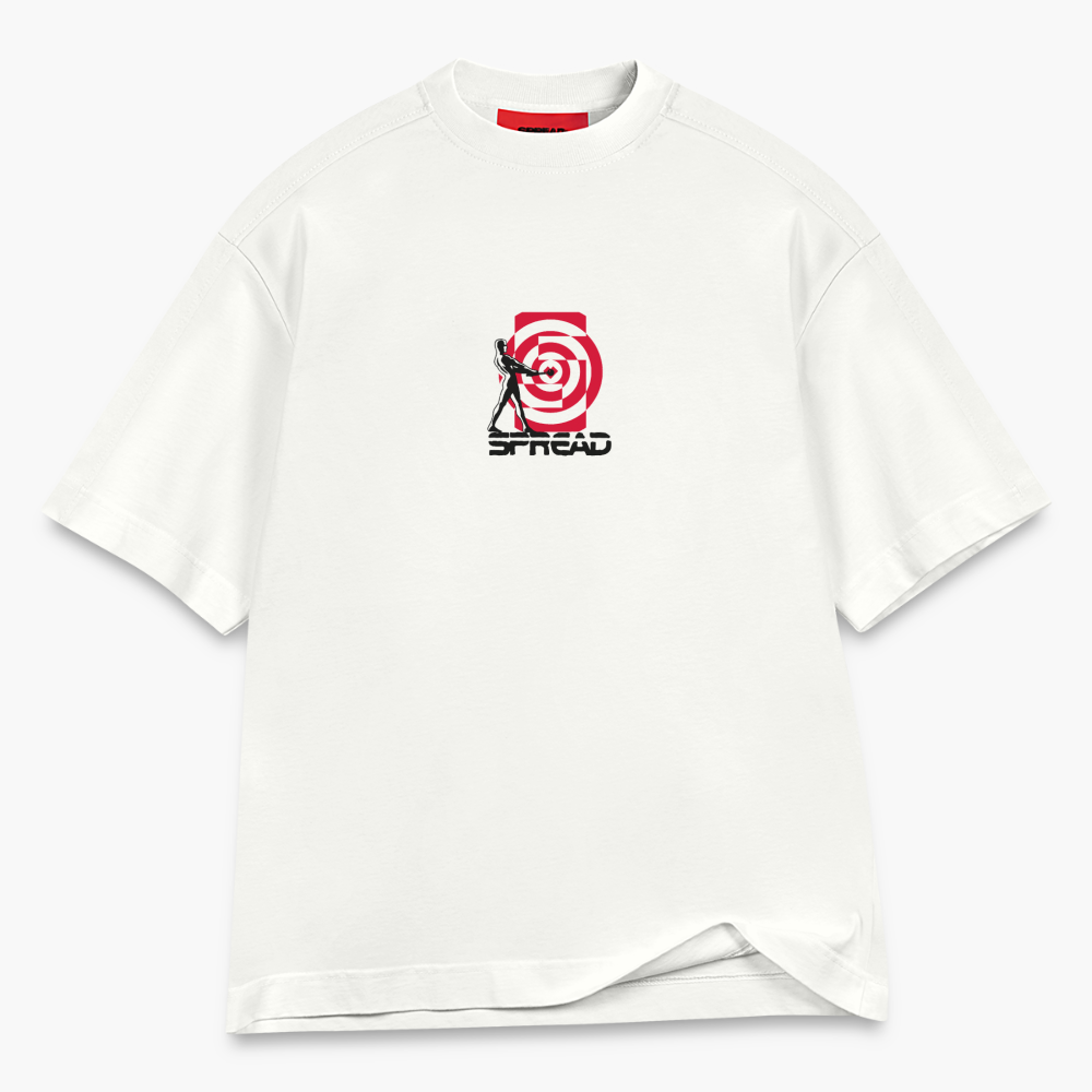ODYSSEE PATCH Boxy T-Shirt - OFF WHITE