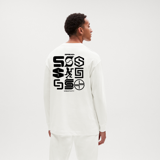 SIGNS Longsleeve - OFF WHITE