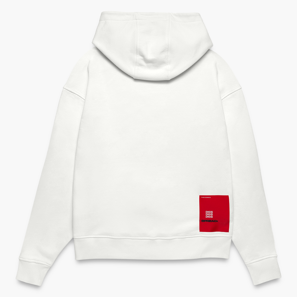 ODYSSEE PATCH Zip Hoodie - OFF WHITE