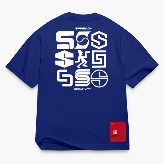 SIGNS T-Shirt - Iconic Blue