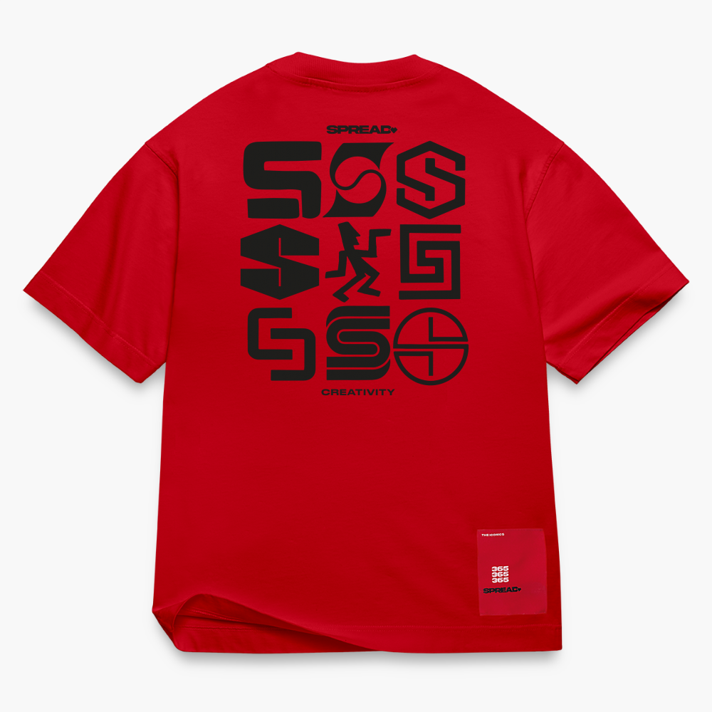 SIGNS T-Shirt - SPREAD RED