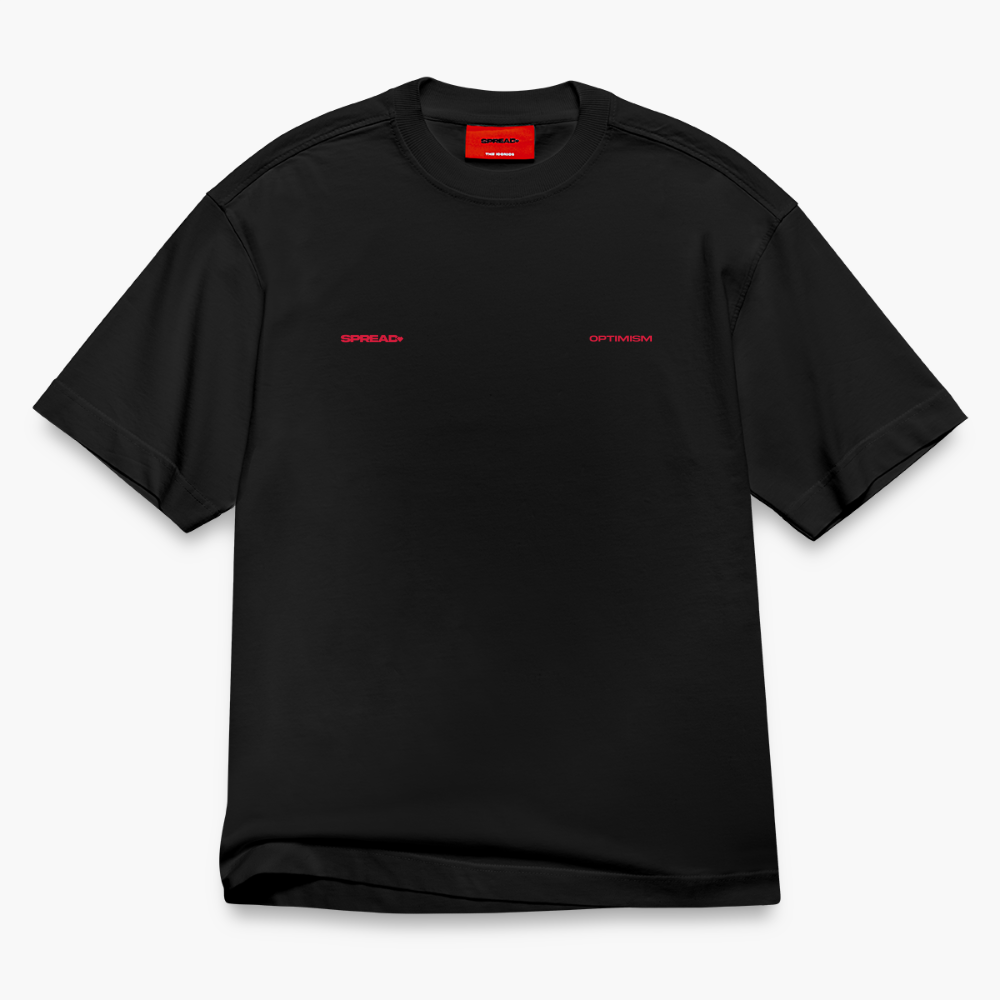 DIGITAL OPTIMISM T-Shirt - SOLID BLACK